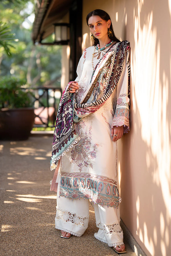 ALIF SIGNATURE LAWN|UN-STICHED 3PC| SUNBEAM