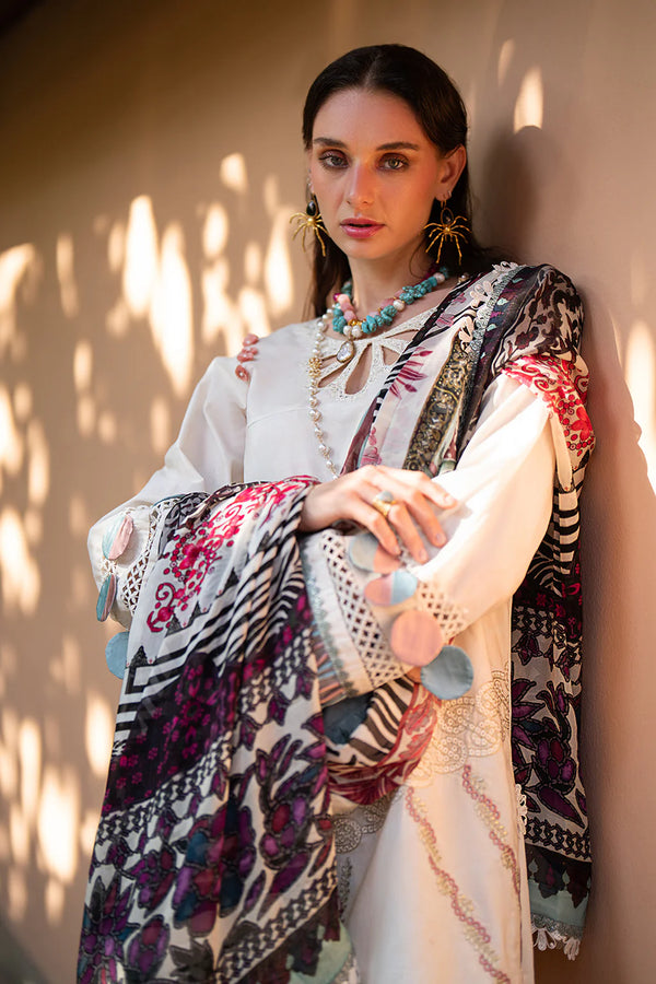 ALIF SIGNATURE LAWN|UN-STICHED 3PC| SUNBEAM