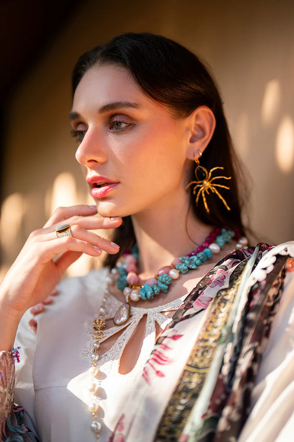 ALIF SIGNATURE LAWN|UN-STICHED 3PC| SUNBEAM