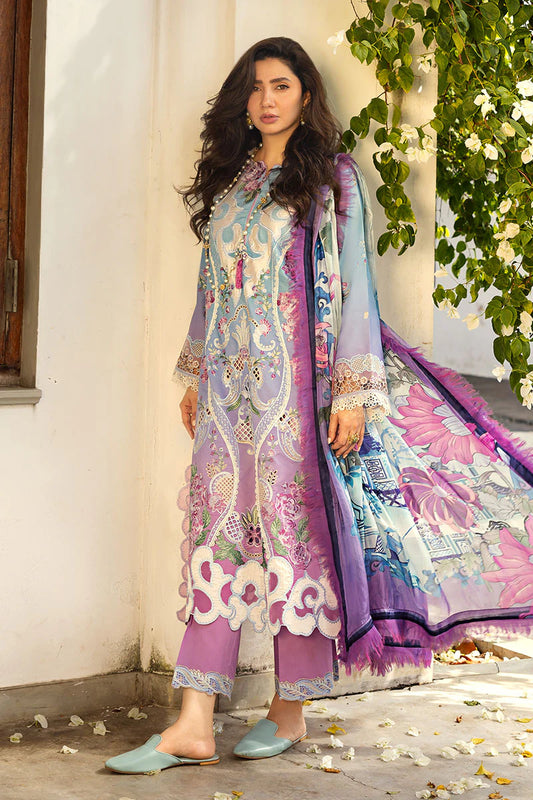 MANARAM BY MUSHQ UN-STITCHED 3PC | Whispering Melody