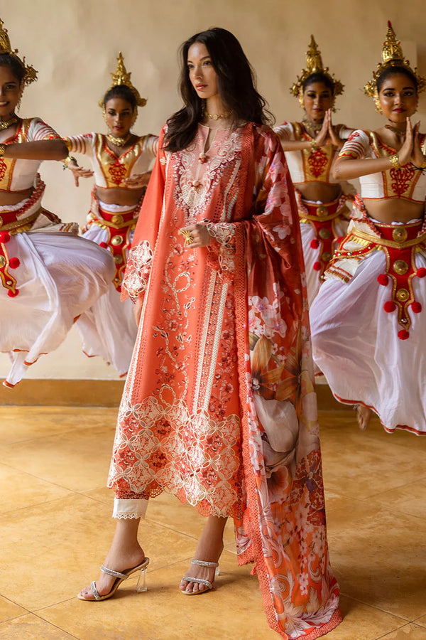 MANARAM BY MUSHQ UN-STITCHED 3PC | Starry Side