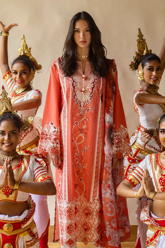 MANARAM BY MUSHQ UN-STITCHED 3PC | Starry Side