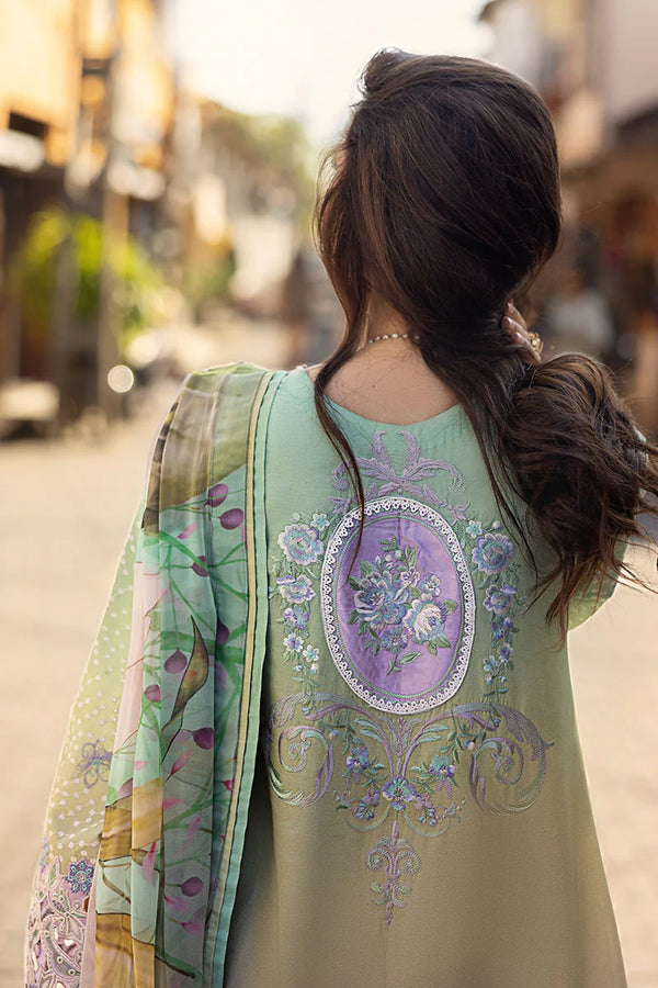 MANARAM BY MUSHQ UN-STITCHED 3PC | Glittering Grace