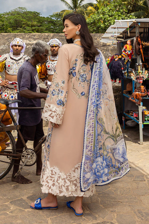 MANARAM BY MUSHQ UN-STITCHED 3PC | Glistening Groove