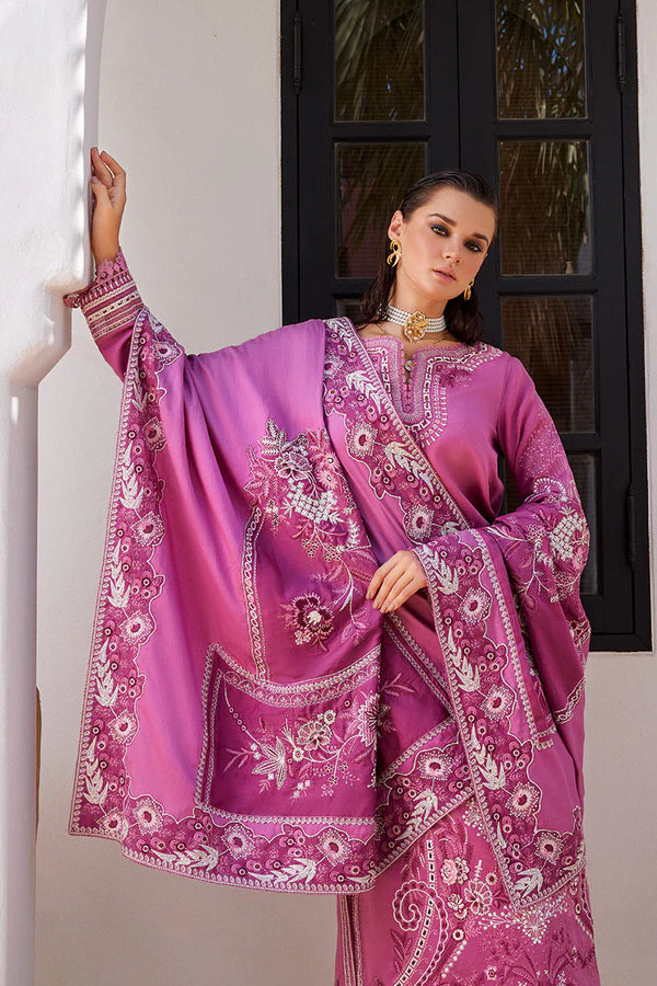 MOROCCAN DREAM SATEEN LAWN BY MUSHQ| ALEAH