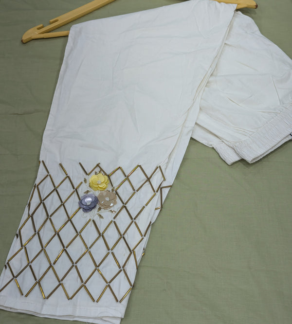 DESIGNER STITCHED PANT - D124