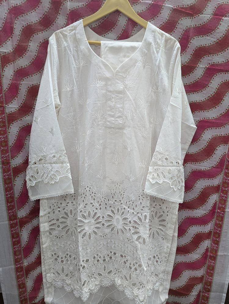 BIN SAEED CHIKANKARI STITCHED 2024 D-05