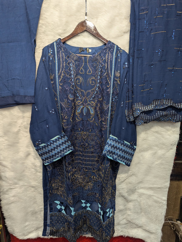NAUBAHAR LUXURY FORMAL'S | STITCHED 3PC | D-06