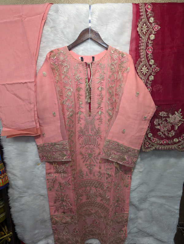NAUBAHAR LUXURY FORMAL'S | STITCHED 3PC | D-07