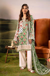 M/BASICS [3 Pc Unstitched Embroidered Arabic Lawn Suit | MB-PFUS25-02B