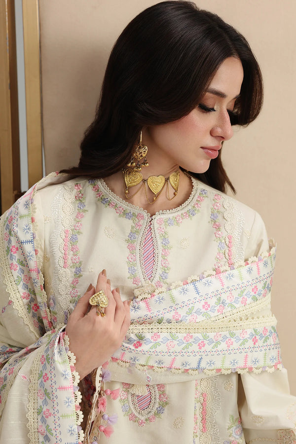 Qalamkar Festive Lawn '26/QFL-01 ELMA