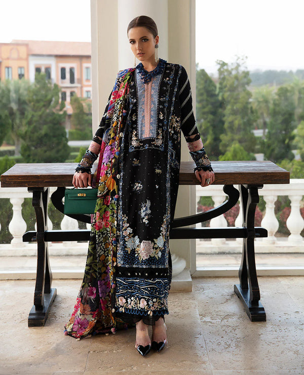 REPUBLIC UNSTITCHED 3PC | ILANA EID LUXURY LAWN | Meline (D2-A)