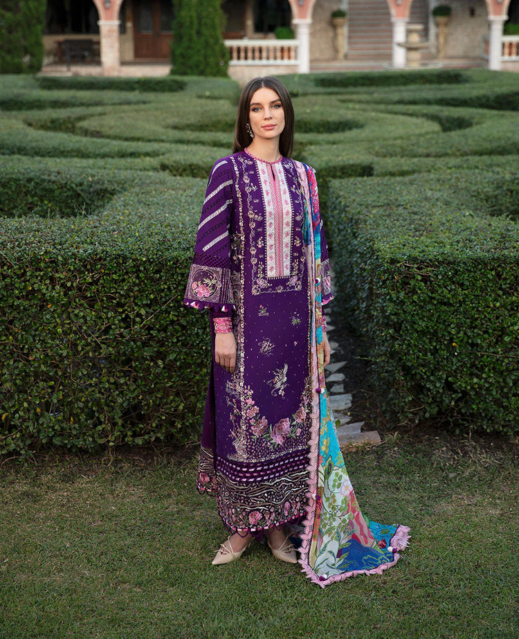 REPUBLIC UNSTITCHED 3PC | ILANA EID LUXURY LAWN | Lisette (D2-B)