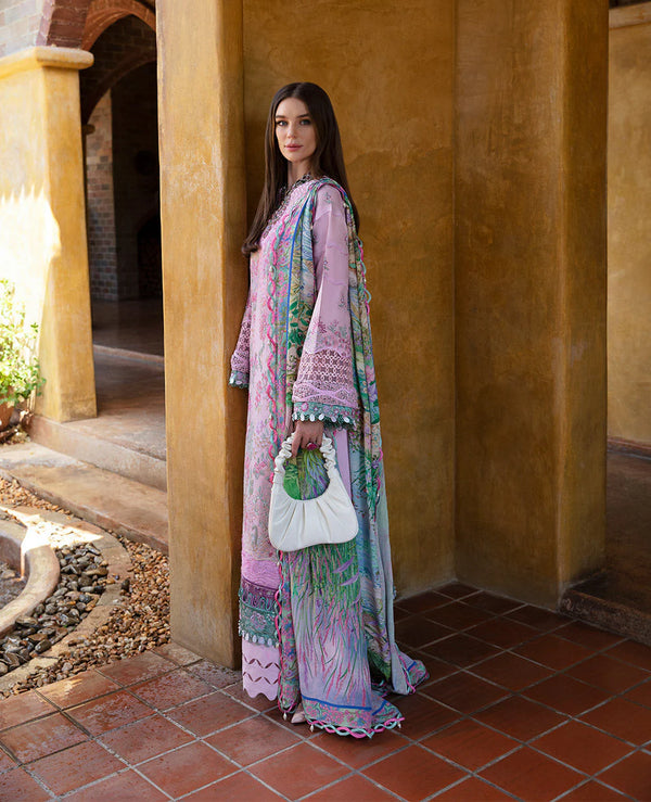 REPUBLIC UNSTITCHED 3PC | ILANA EID LUXURY LAWN |Aveline (D3-A)