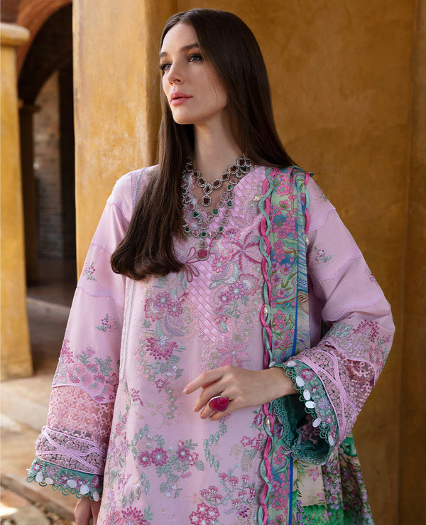 REPUBLIC UNSTITCHED 3PC | ILANA EID LUXURY LAWN |Aveline (D3-A)