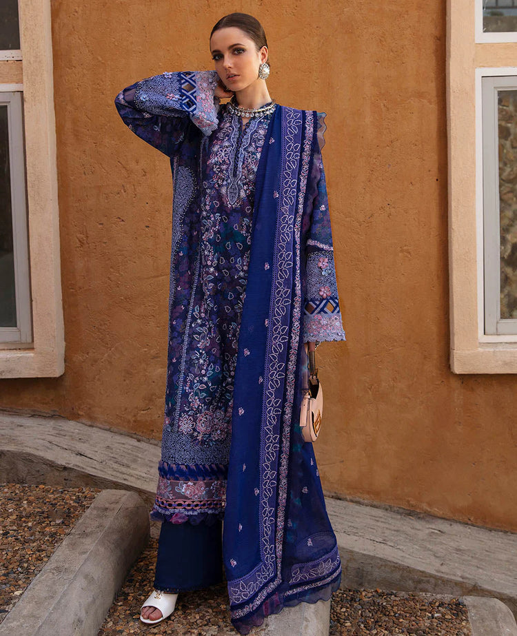 REPUBLIC UNSTITCHED 3PC | ILANA EID LUXURY LAWN |Lune (D5-A)