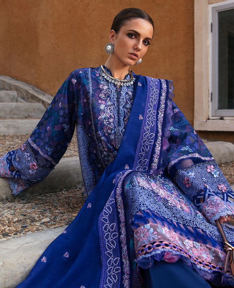 REPUBLIC UNSTITCHED 3PC | ILANA EID LUXURY LAWN |Lune (D5-A)