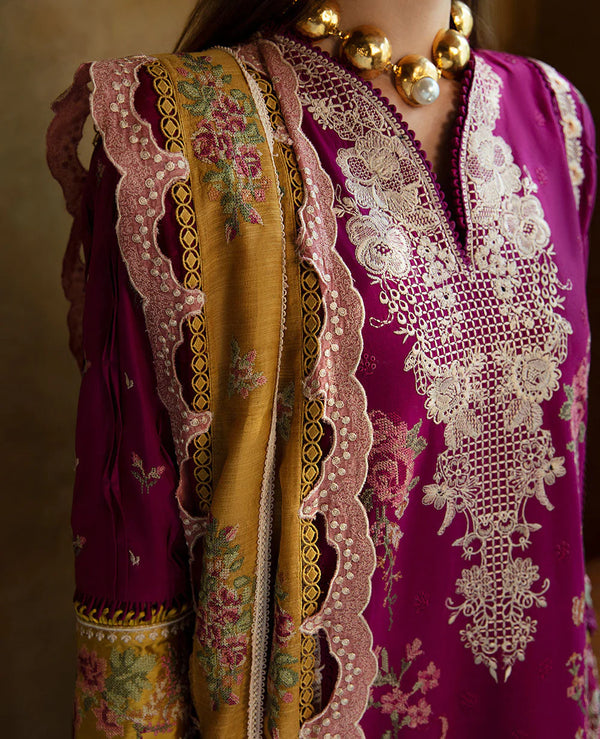 REPUBLIC UNSTITCHED 3PC | ILANA EID LUXURY LAWN |Camille (D6-A)