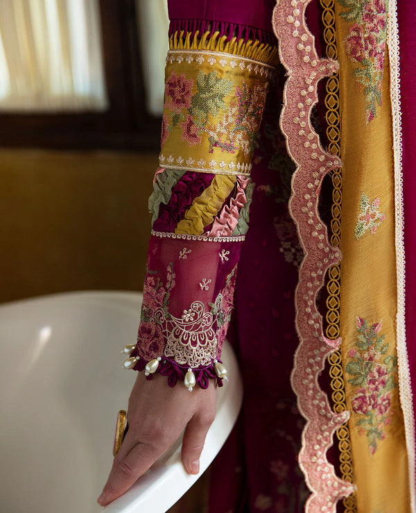REPUBLIC UNSTITCHED 3PC | ILANA EID LUXURY LAWN |Camille (D6-A)