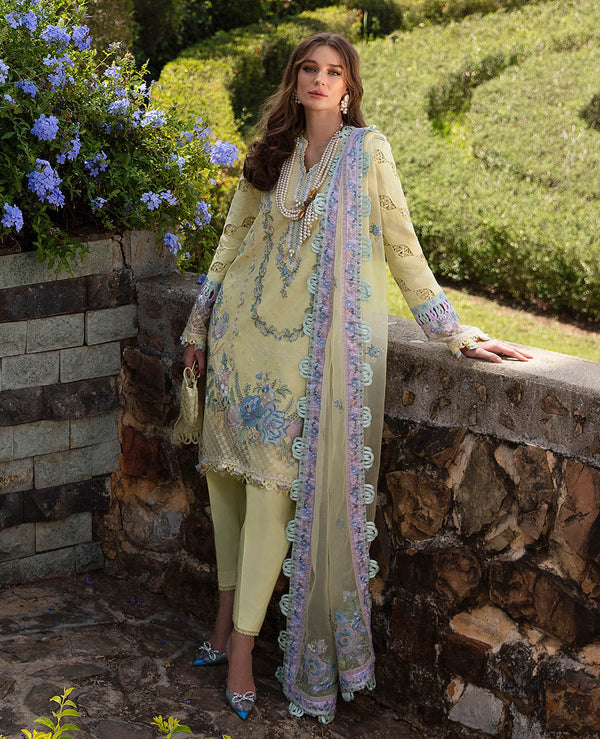 REPUBLIC UNSTITCHED 3PC | ILANA EID LUXURY LAWN |Sylvie (D7-B)