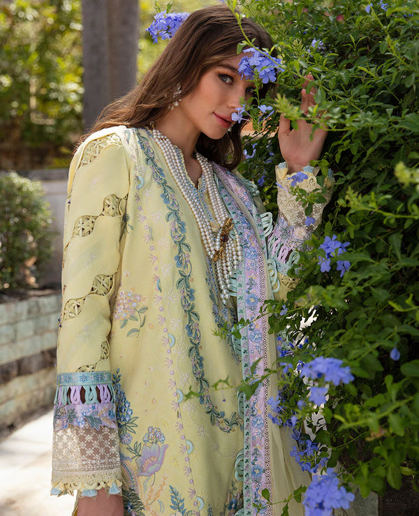 REPUBLIC UNSTITCHED 3PC | ILANA EID LUXURY LAWN |Sylvie (D7-B)