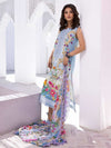 ROOHINAAZ BY MUSHQ UN-STICHED 3PC| Lagoon Lace 04B