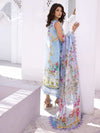 ROOHINAAZ BY MUSHQ UN-STICHED 3PC| Lagoon Lace 04B