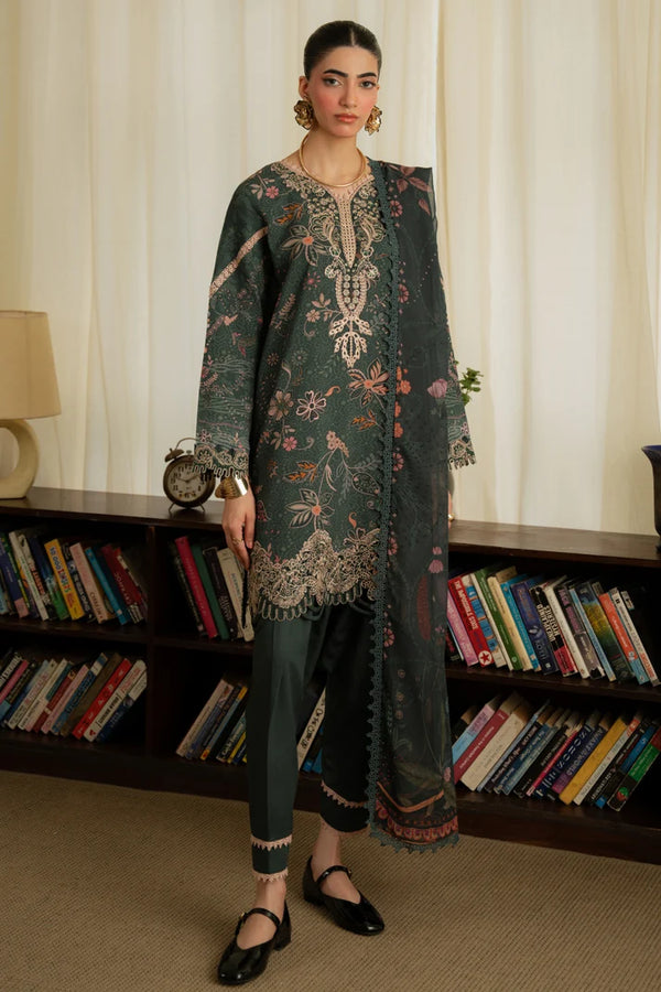 Aabyaan Print Luxe Linen ROSALIE (AK-11)