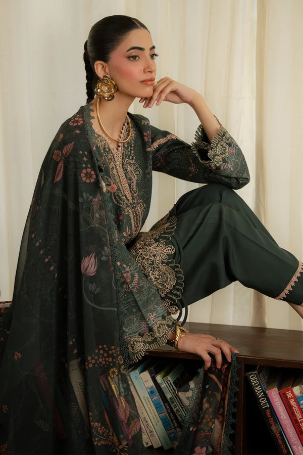 Aabyaan Print Luxe Linen ROSALIE (AK-11)
