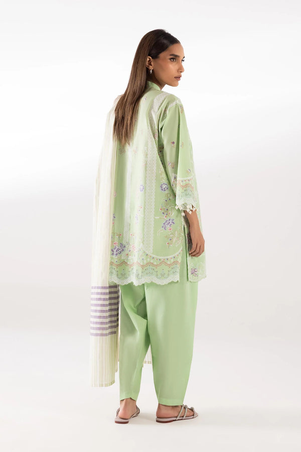 SANA SAFINAZ FESTIVE RTW SC26MUZ217AP3Stitched Embroidered Muzlin Lawn Suit