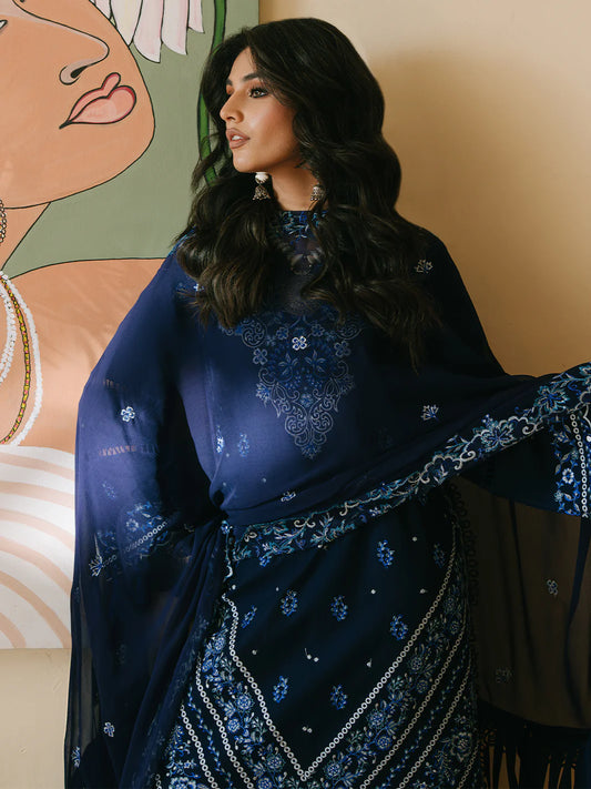 SHANAYA BY MAHNUR UN-STITCHED 3PC | Shahmina