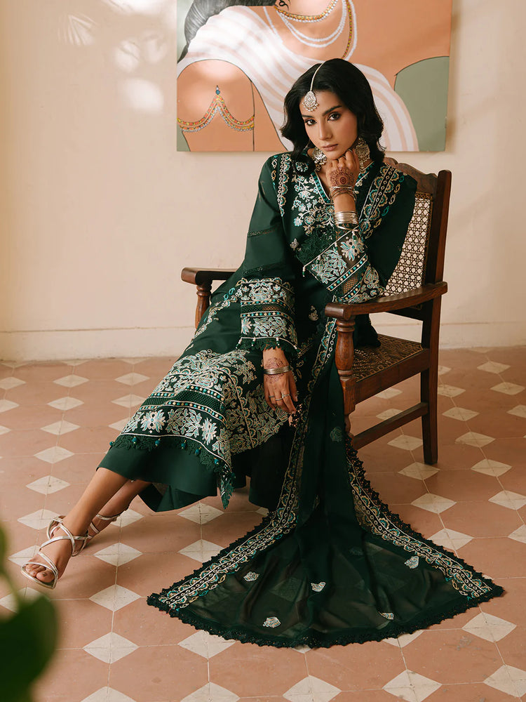 SHANAYA BY MAHNUR UN-STITCHED 3PC | Siyahgul
