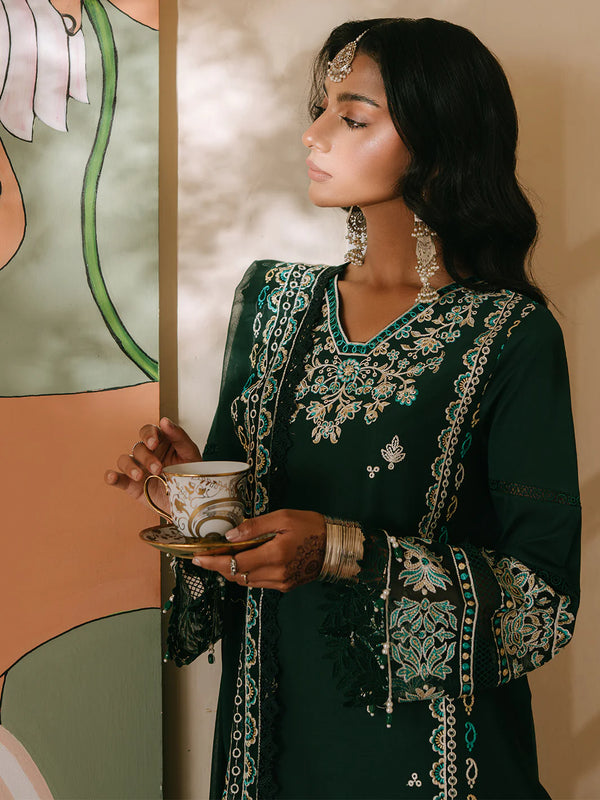 SHANAYA BY MAHNUR UN-STITCHED 3PC | Siyahgul