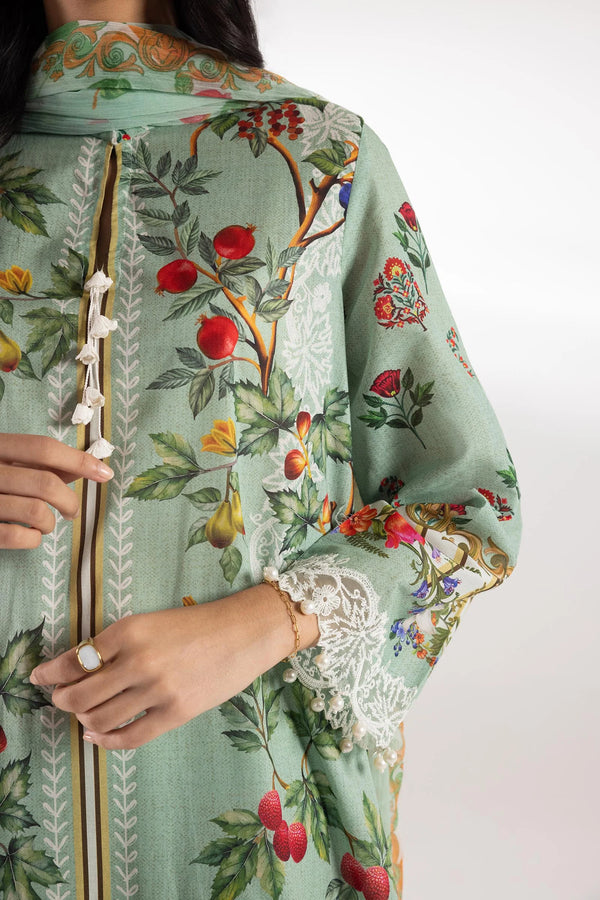 SANA SAFINAZ FESTIVE RTW SC26MUZ204BP3 Stitched Lawn Muzlin Suit