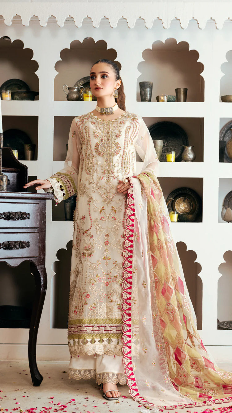 ZIRCON BY ZEBTAN UN-STITCHED 3PC | NOOR JAHAN ZQ-01