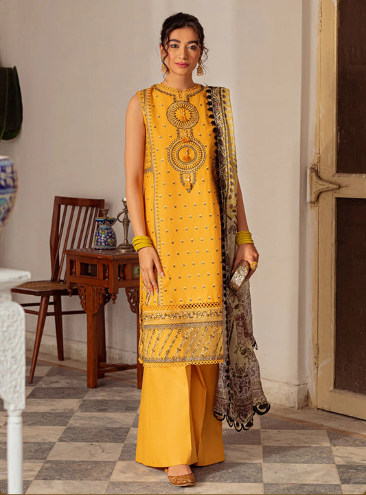 Zarqash Tresor Spring/Summer Lawn Collection – ZQ 10B