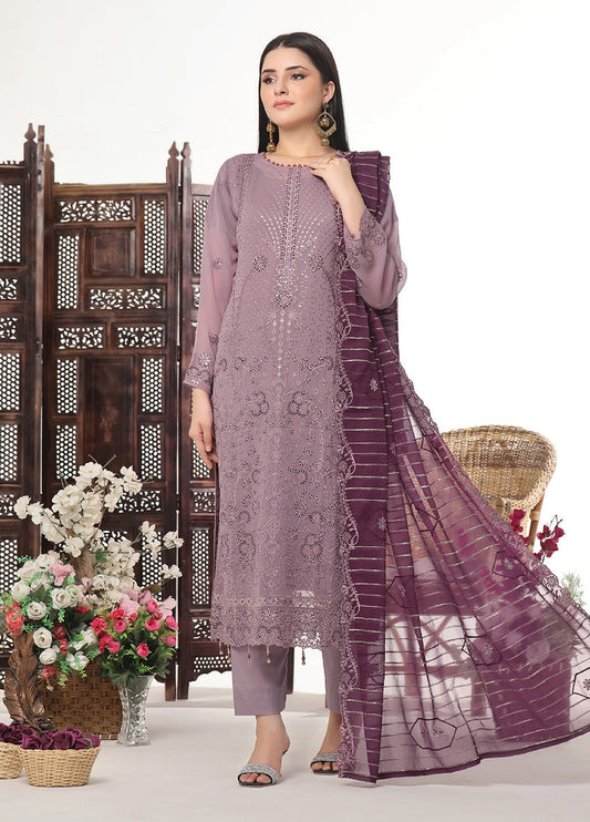 Sidra By Bin Hameed Luxury Chiffon Semi Stitched 3pcs