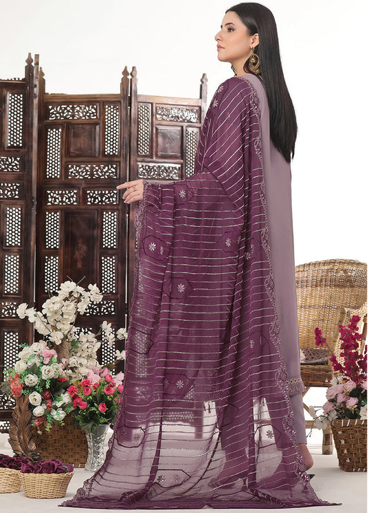 Sidra By Bin Hameed Luxury Chiffon Semi Stitched 3pcs