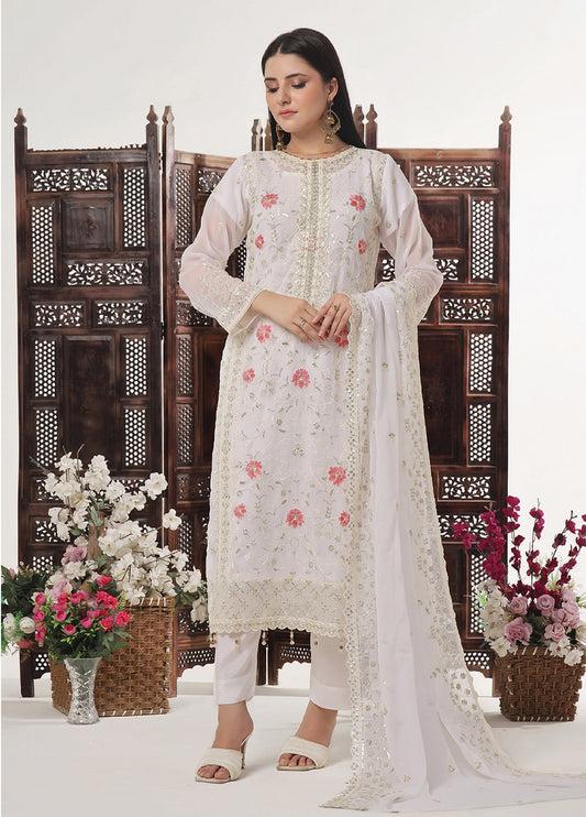 Sidra By Bin Hameed Luxury Chiffon Semi Stitched 3pcs