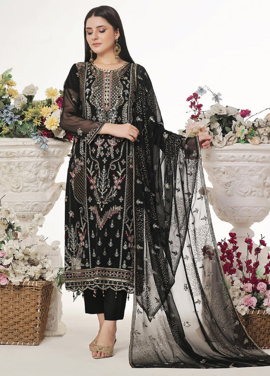 Sidra By Bin Hameed Luxury Chiffon Semi Stitched 3pcs