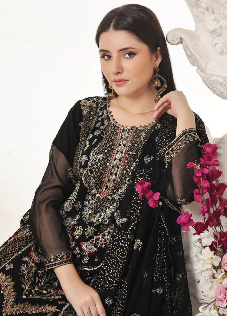 Sidra By Bin Hameed Luxury Chiffon Semi Stitched 3pcs