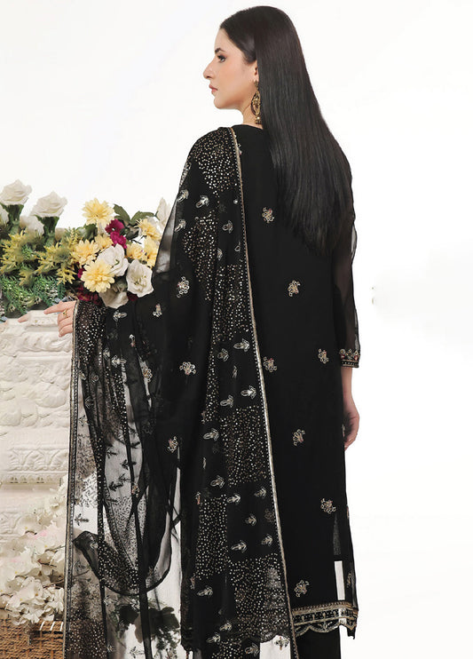 Sidra By Bin Hameed Luxury Chiffon Semi Stitched 3pcs