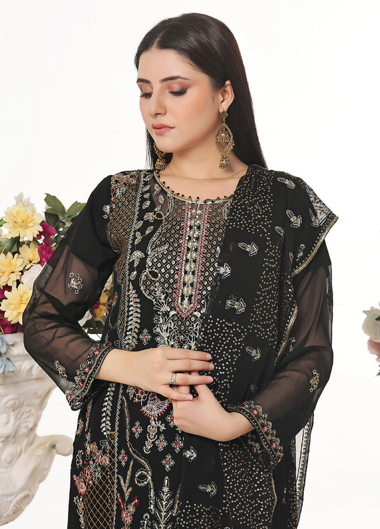 Sidra By Bin Hameed Luxury Chiffon Semi Stitched 3pcs