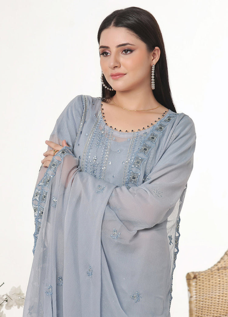 Sidra By Bin Hameed Luxury Chiffon Semi Stitched 3pcs