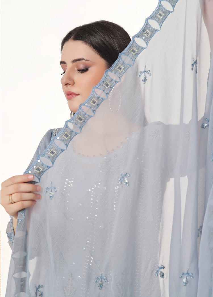 Sidra By Bin Hameed Luxury Chiffon Semi Stitched 3pcs