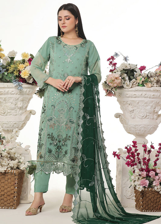 Sidra By Bin Hameed Luxury Chiffon Semi Stitched 3pcs