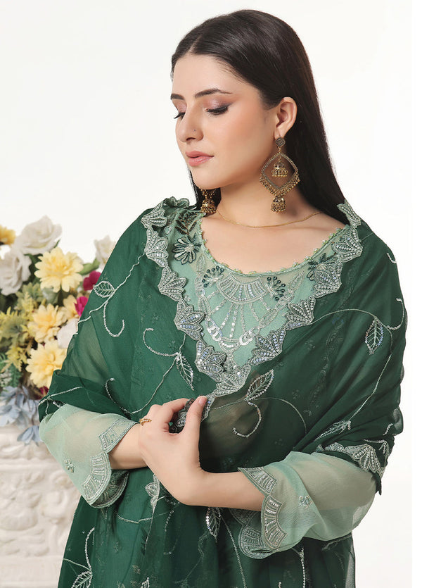 Sidra By Bin Hameed Luxury Chiffon Semi Stitched 3pcs