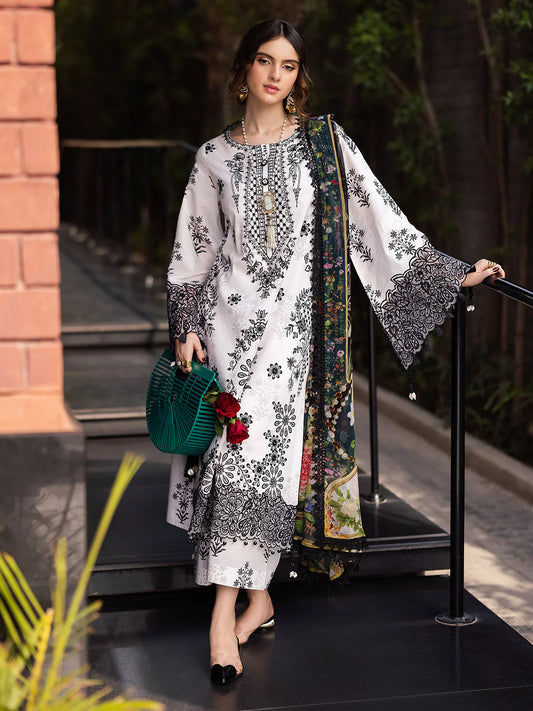AFTERHOURS BY MAHNUR UN-STITCHED 3PC | Sundaze Soiree
