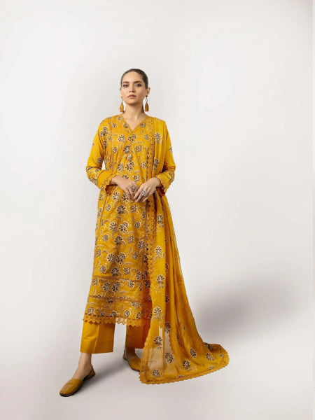 ELEGANCE BY KHOOBSURAT UN-STITCHED 3PC | KE-11