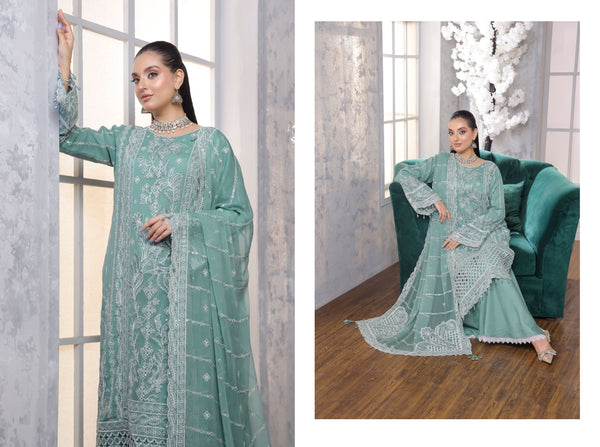 UKASH BY BIN HAMEED SEM-STITCHED | RAY1606